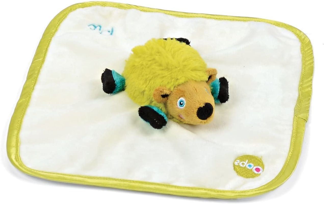 Oops - comforter hedgehog - white green 25 cm 